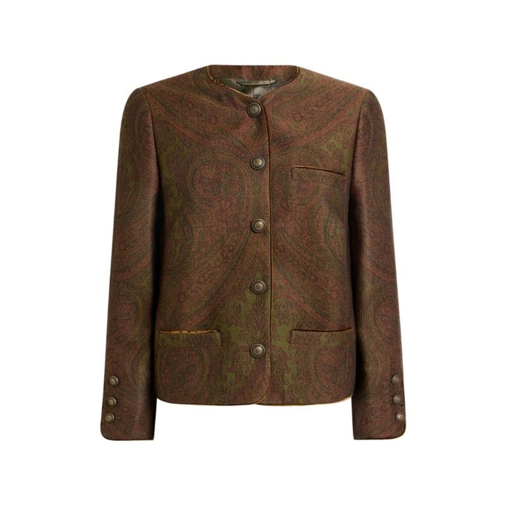 Etro Brown Jackets - Fitted Jackets Women